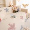 Fleece Sofa Cover Towel Winter Thickened Fleece Sofa Cushion Cartoon Style Leather Sofa Cover