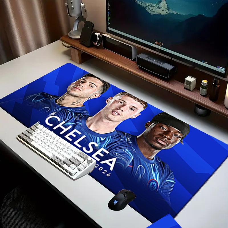 Chelsea Football Club Crest Mouse Pad Office Desk Mat, Gaming Mouse Pad Mousepad, Keyboard pad,Heavy-Duty Non-Slip Rubber Backing, Gift