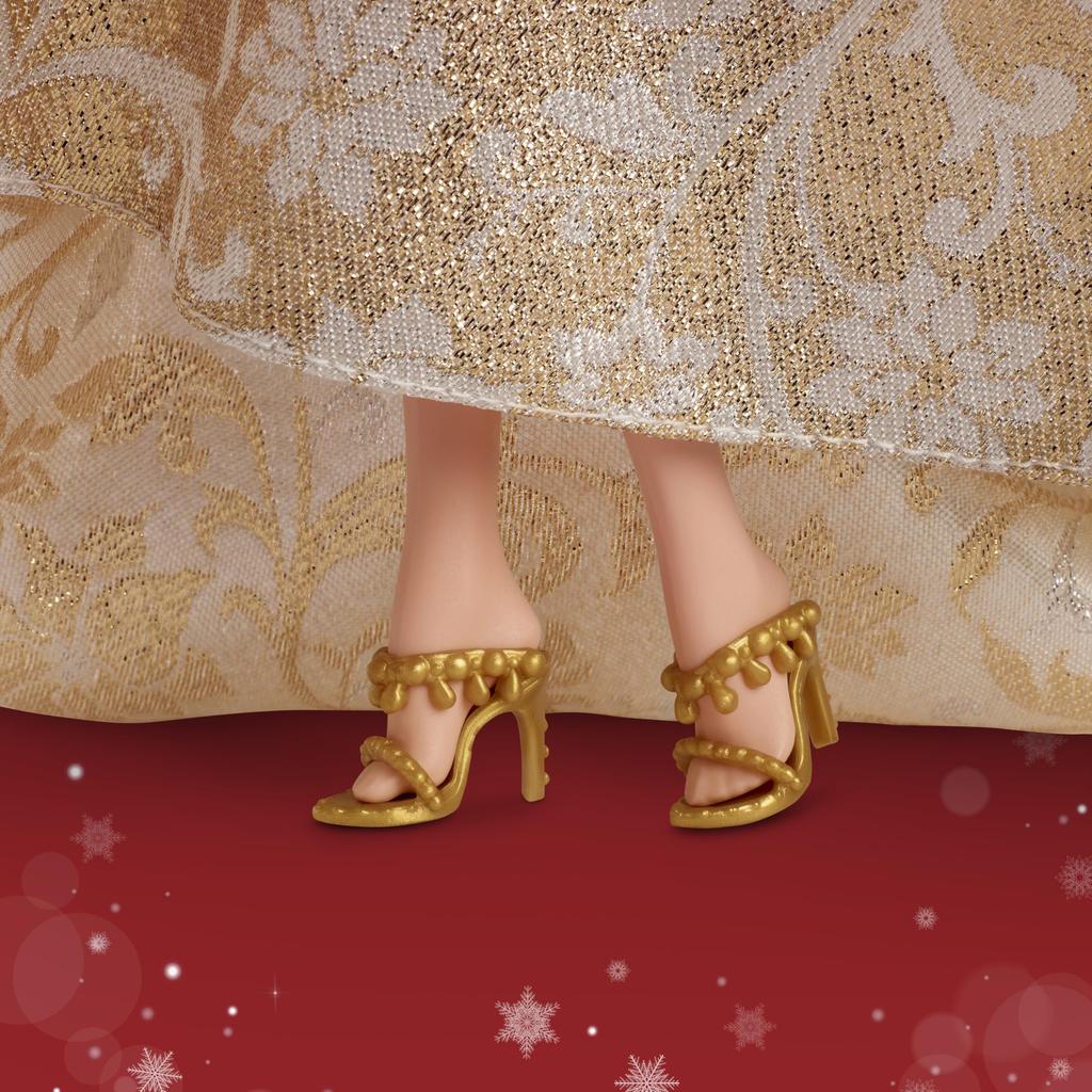 Barbie Holiday Barbie Rote Haare Signatur Schwarzes Puppenhaus zum Spielen ab 6 Jahren und Gold Anziehspiel, Auf, (JBH99)