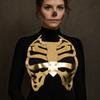 Leather Skeleton Handmade Bone Jewelry Secure Closure Design For Cosplay Event And Gothic Fashion