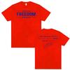 Justice for Charlie Kirk Freedom Tshirts for Men Women Harajuku Fashion Aesthetic Tshirt Summer High Quality Oversized T Shirt