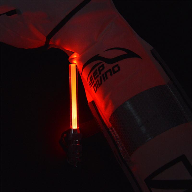 Luz de Sinalização de Segurança Subaquática Bastão de Luz LED Brilhante Marcador de Mergulho Noturno Scuba Lanterna LED