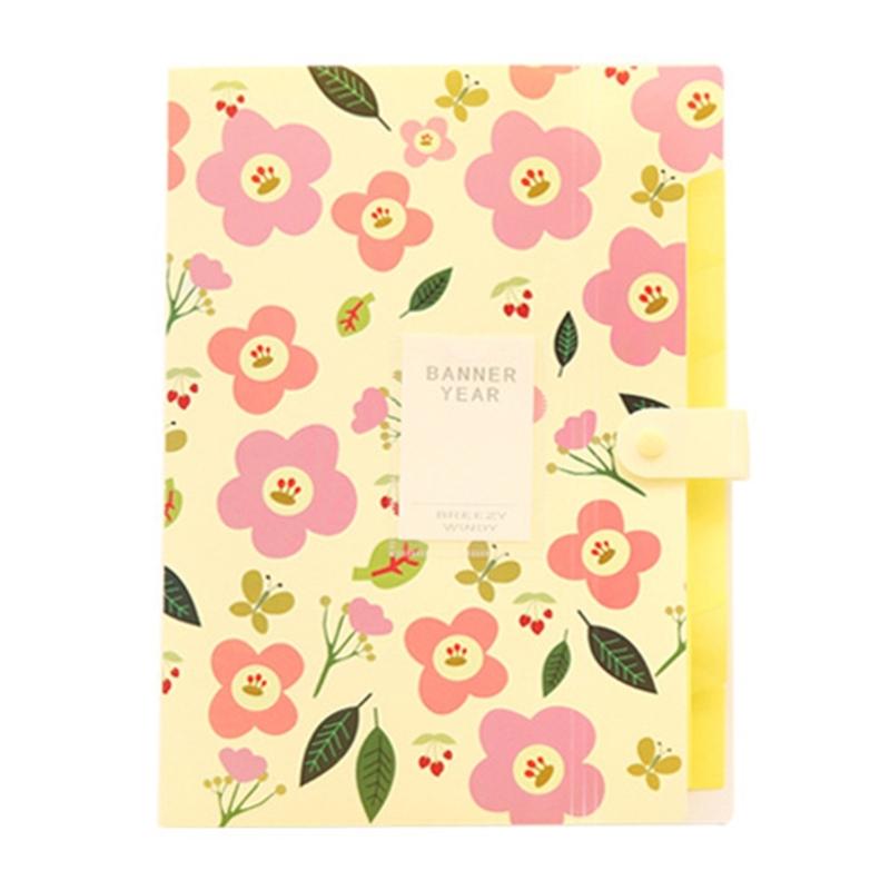 Органайзер для документов с цветами 6 карманов расширяющаяся папка для документов формата Letter расширяемая папка для сортировки документов для офиса