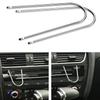 Car Audio System Remover 2 Pieces Stainless Steel Interior Removal Tool Car Stereo Disassembly Pry Kit For Truck Sedan Pickup