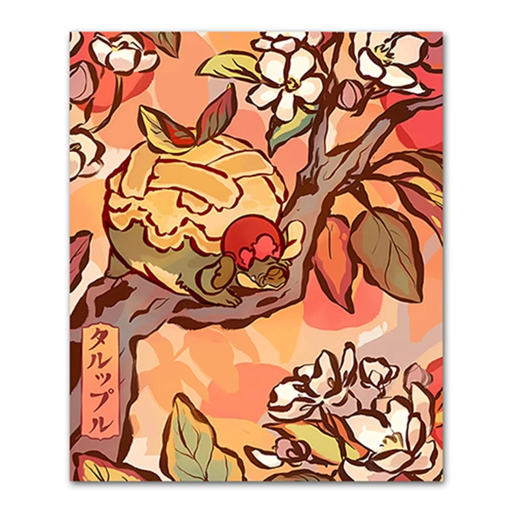 Pokemon Çevre Birimleri Pikachu Gyarados Squirtle Charmander Tuval Tablo Anime Duvar Sanatı Baskıları Oturma Odası Dekorasyonu Posterler