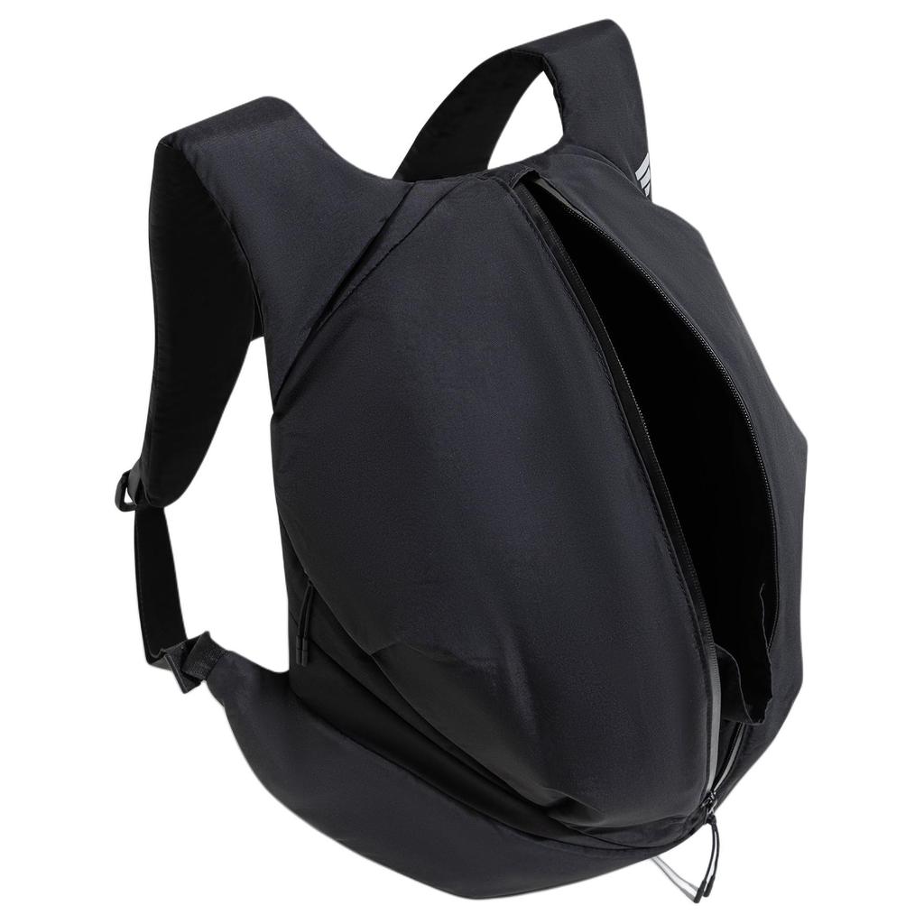 Adidas Casual Sports Zipper Backpack Recycled Polyamide Unisex Backpacks Black JX6715