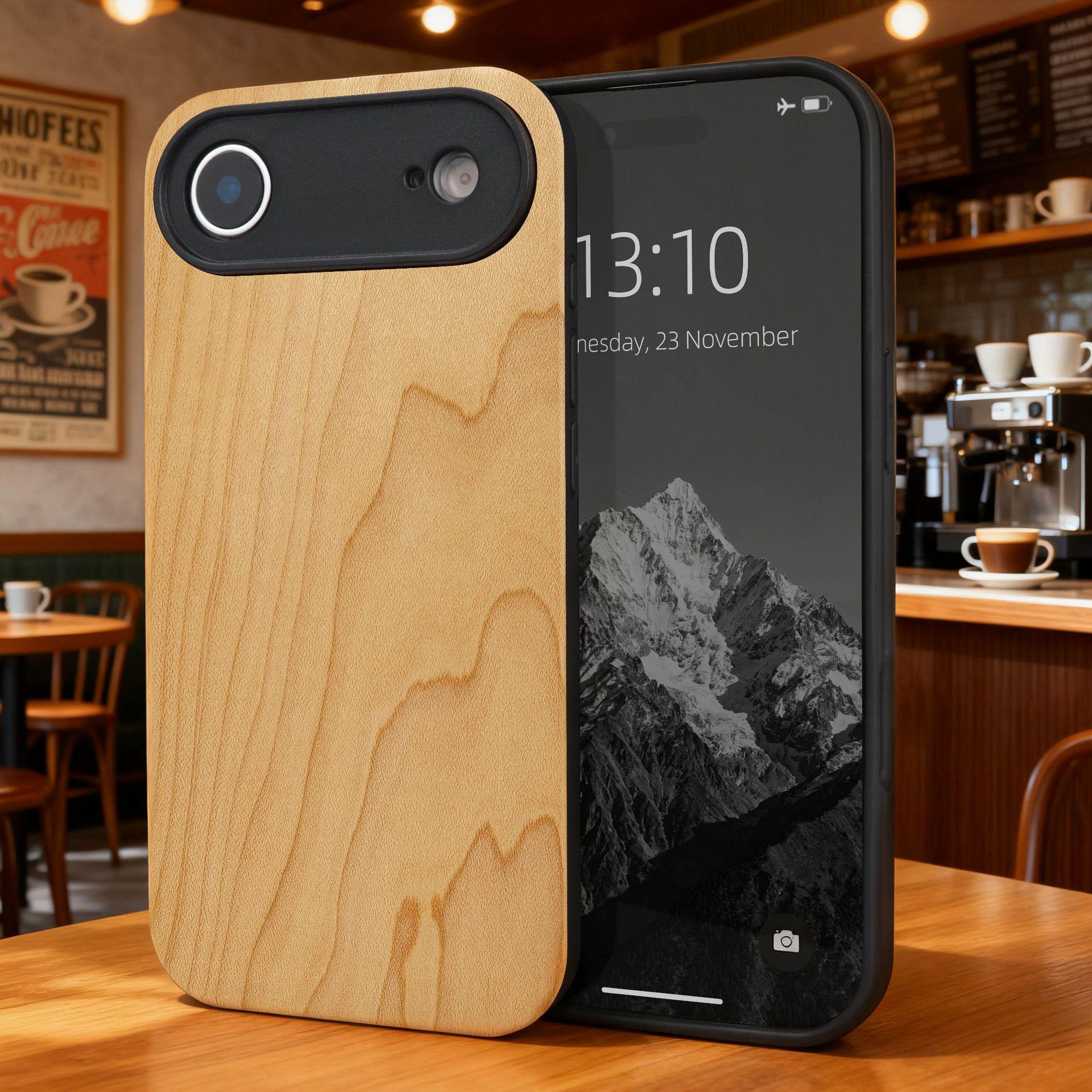 iPhone 17 Air Wooden Magnetic Protective Case - Drop-Proof Shell, Best-Selling in Europe and America 17AIR