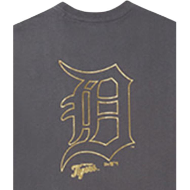 New Era Detroit Tigers Crew Neck T-Shirt Unisex Tops Dark-Gray 12845015