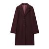 Autumn New Versatile Medium and Long, Soft Shoulder Padded Coat and Coat 3046282