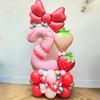 59pcs Strawberry Balloon Garland Set Suitable for Birthday Wedding  Anniversary Graduation Ceremony Indoor/outdoor Decorations