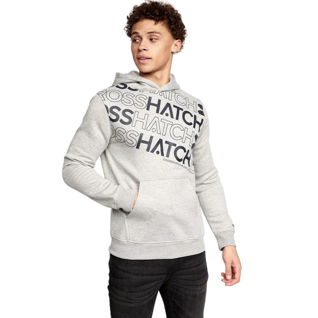 Crosshatch Pánská mikina s kapucí Shardo (Balení 2)