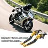 Brake Lever Motorcycle Lightweight Folding Handlebar Brake Comfortable Folding Joint Precise Control Handle For Motorbikes