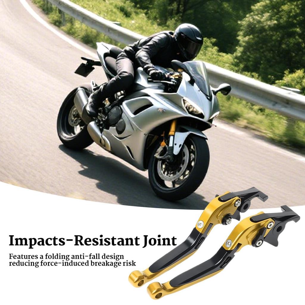 Brake Lever Motorcycle Lightweight Folding Handlebar Brake Comfortable Folding Joint Precise Control Handle For Motorbikes
