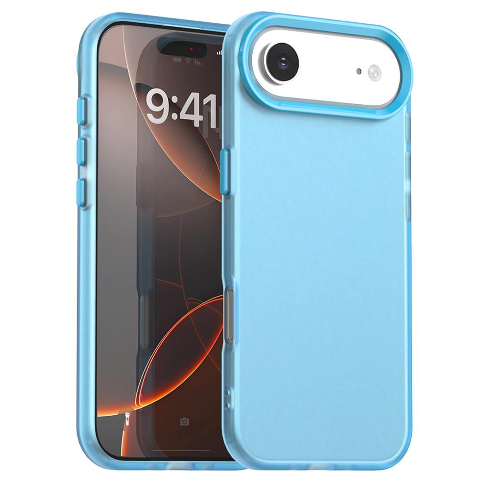 For iPhone 17 Air Case PC+TPU+PET Matte Anti-Drop Phone Back Cover