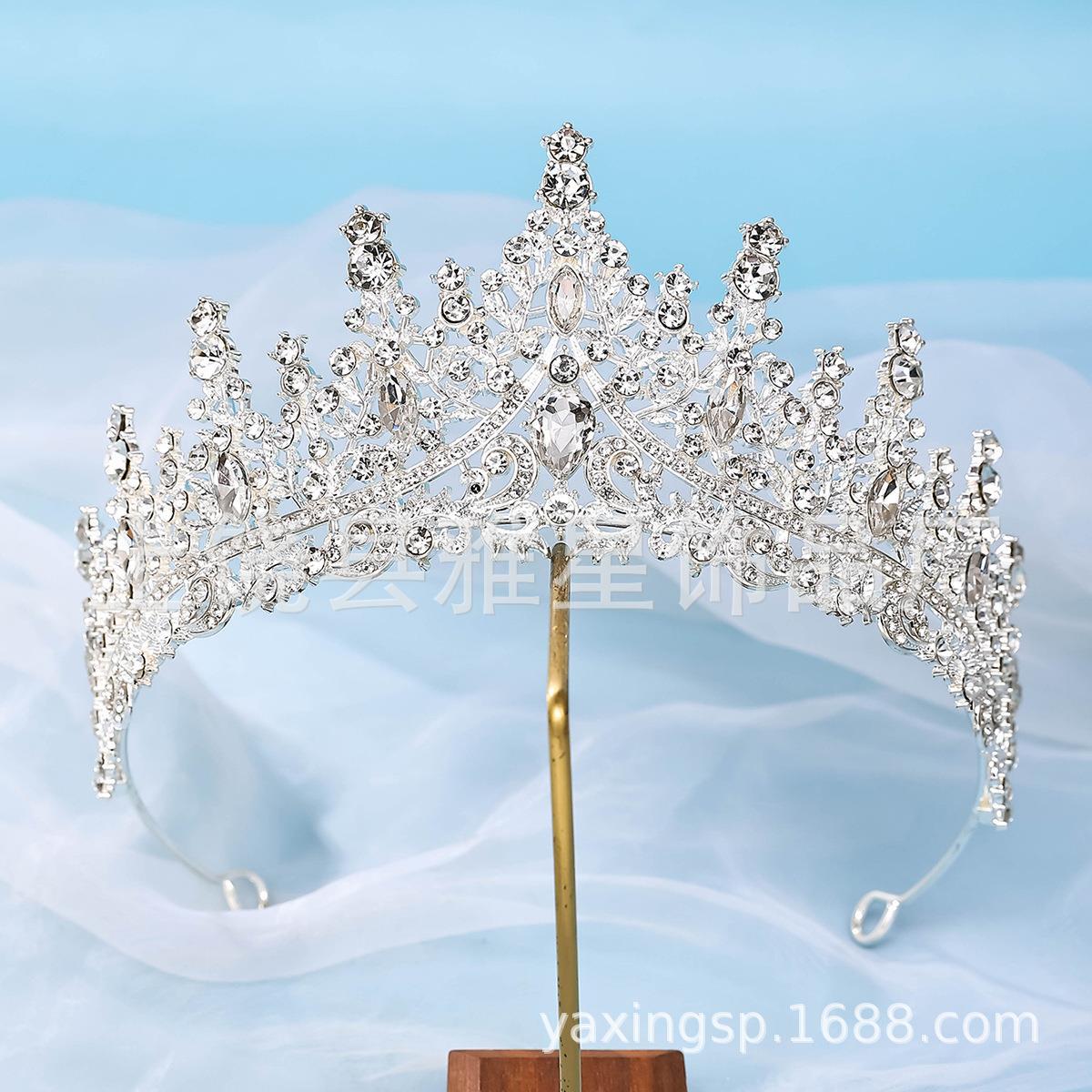 

Новый ободок со стразами, головной убор, элегантное свадебное платье, орнамент, аксессуары, темперамент, дикая корона, свадебная корона