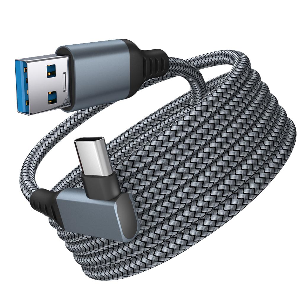 

Для Oculus Quest 2 Type-C Link USB-C Steam VR Data Cable 5m/16ft Transfer Link Cable Быстрая зарядка D