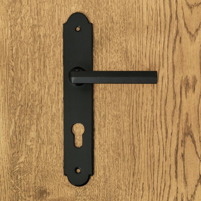 ALBA Handle with Plate for 72mm Insert, BLACK