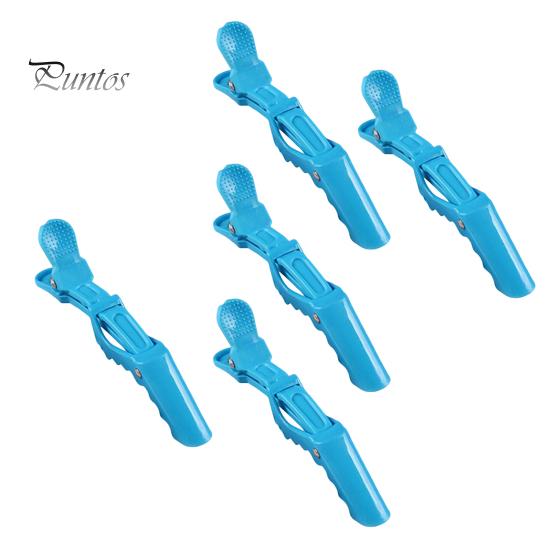 

5 шт. шпильки для волос цветные эластичные дизайны для волос секционные зажимы для укладки окрашивание стрижка шпильки для волос аксессуары для волос синий