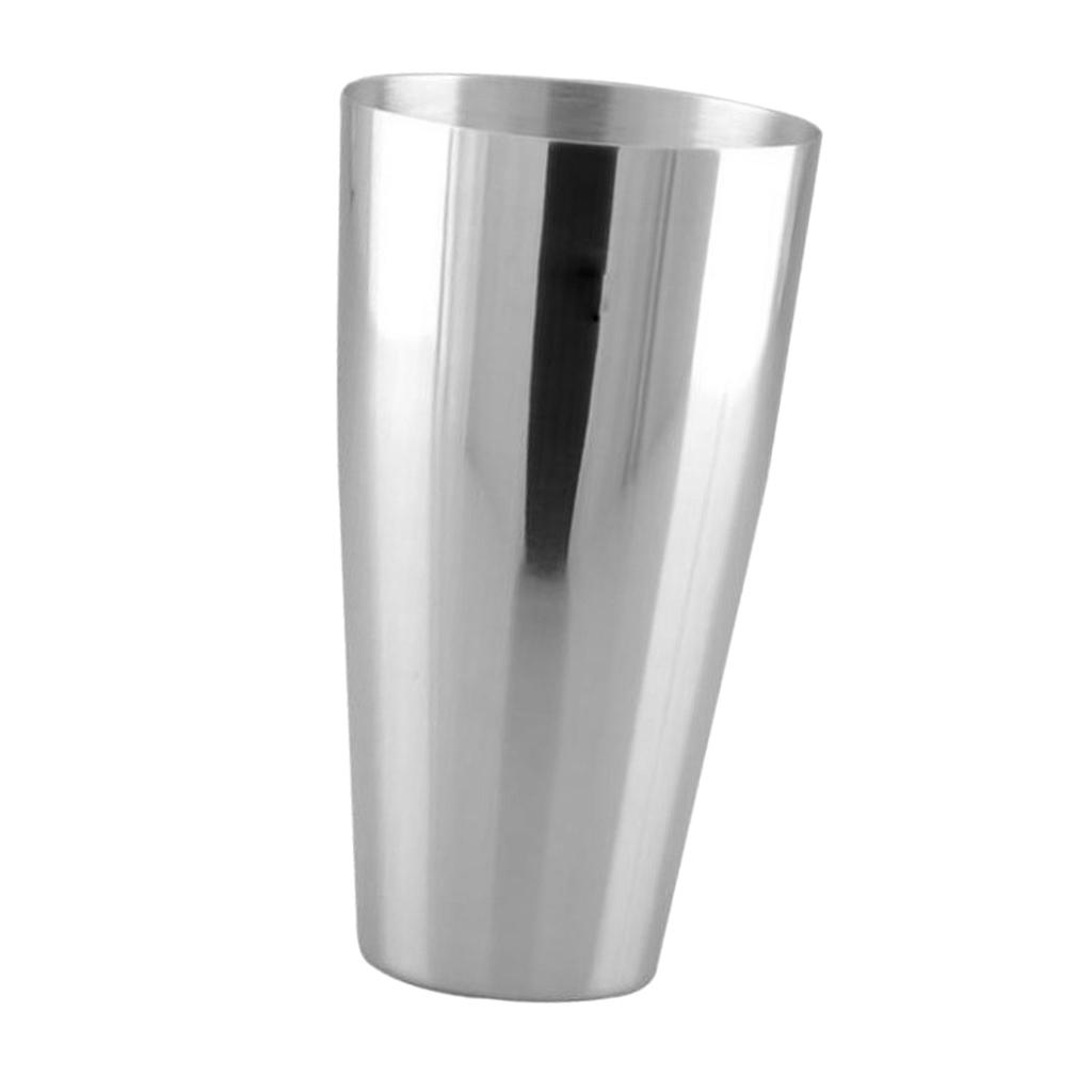 

Boston Shaker Tin Cocktail Mixing Cup Durable Stainless Steel Bar Malt Cup for Classic and Modern Cocktails серебряный