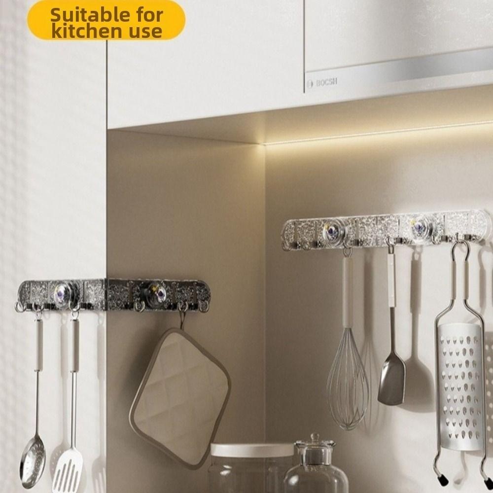 Non-Slip Folding Suction Cup Hook Multi-Purpose Row Hook Durable Towel Rack  Laundry Room