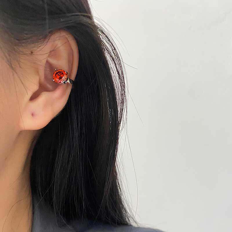 Hong Kong Style Zirconia No-Piercing Ear Cuff - Minimalist Luxury Earrings