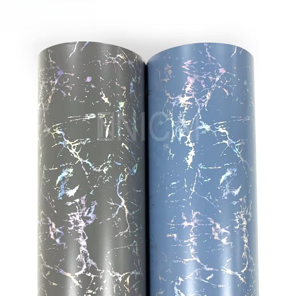 New Design Crystal Laser Marble Car Wrap Film Glossy Series Personality Clearly Pattern Car Film Sensitive Glue Car Stickers