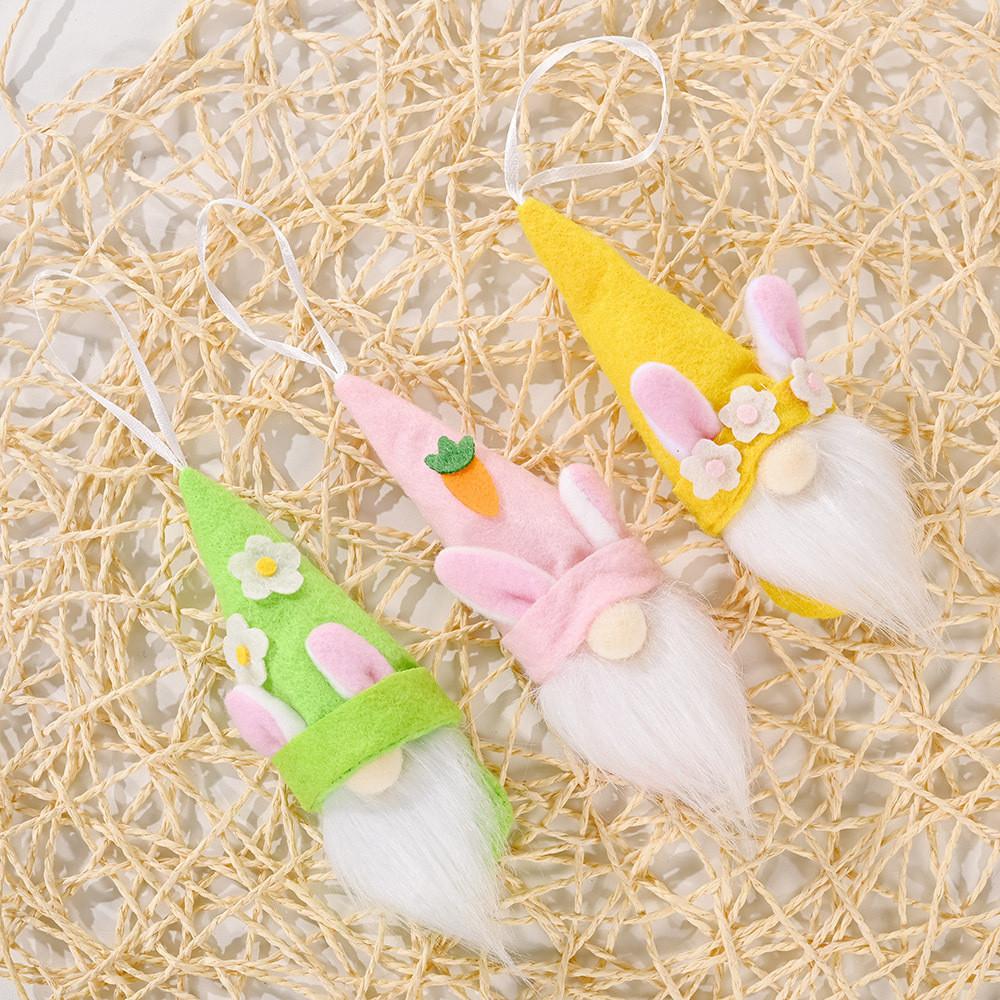 Doll Easter Faceless Pendant With Rabbit Ear Decoration For Celebrations Holiday