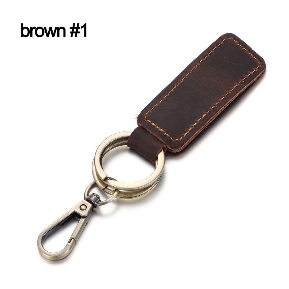 Valentine's Day Gift Fashion Gift For Him Accessories Car Key Ring Leather Keychain Bag Pendant