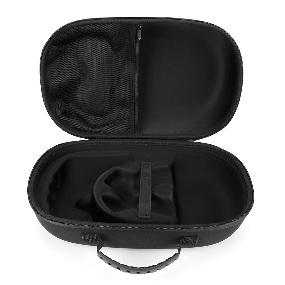 Carrying Case Bag with Lens Cover Shockproof Portable Storage Bag Anti-Scratch Mesh Pocket Bag for Meta Quest 3 VR Headset