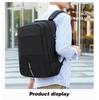 Men's Anti-Theft Fashion Backpack with USB, Multi-Capacity Design, Perfect for Business and Students
