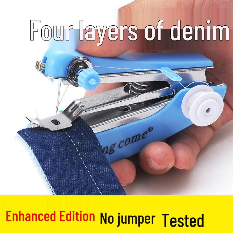 Kompakte Handnähmaschine - Tragbar & Automatisch für Heimschneiderei