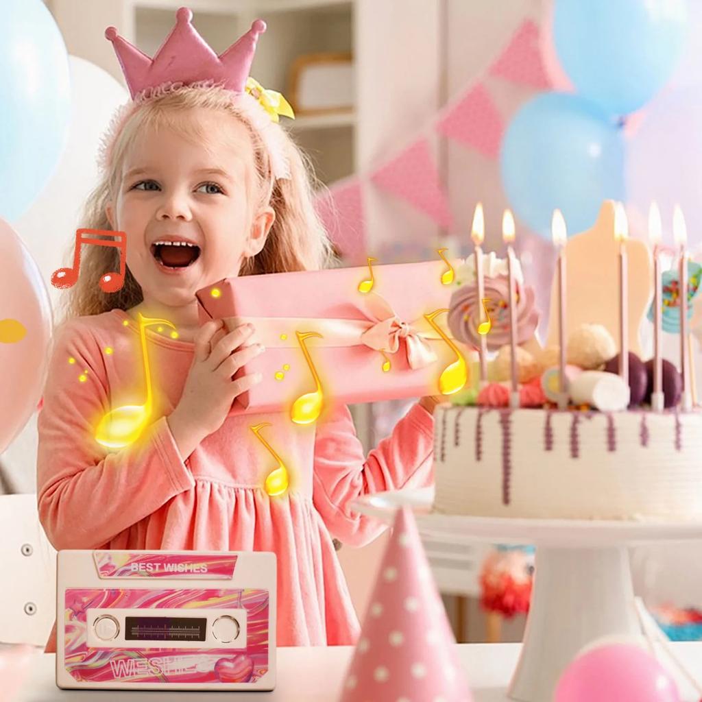 Recordable Cassette Tape, A Valentine's Day Gift—a 60-second Voice Message Recorder, Perfect For Anniversaries And Birthdays