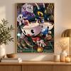 Cuphead Diamond Painting Kit 5D Full Drill DIY Diamond Mosaic Wall Art Home Decor