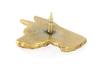 Dobermann, Doberman Pinscher, Dobie I - Dog brooch in decorative box, elegant gold-plated pin, Art-Dog brand jacket pin