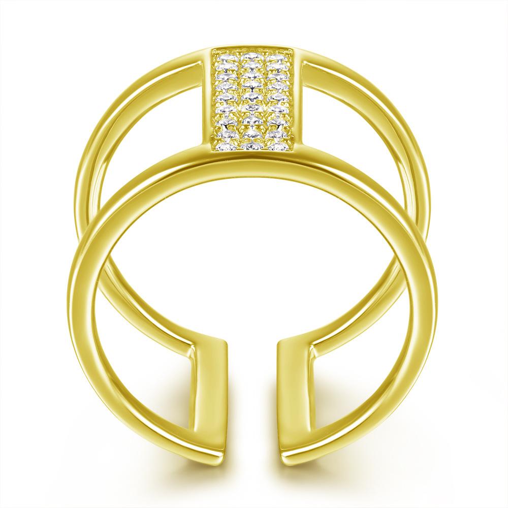 

Классическое кольцо Lindon из стерлингового серебра 925 пробы с цирконом, женские украшения, свадебное обещание, подарок для вечеринки 9 золотой