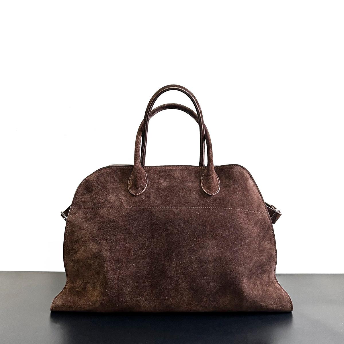 

Сумка-тоут для женщин, новая и высококачественная сумка Sense Niche Design, большая вместимость, ретро-сумка для поездок на работу 34x20x24cm темно-коричневого