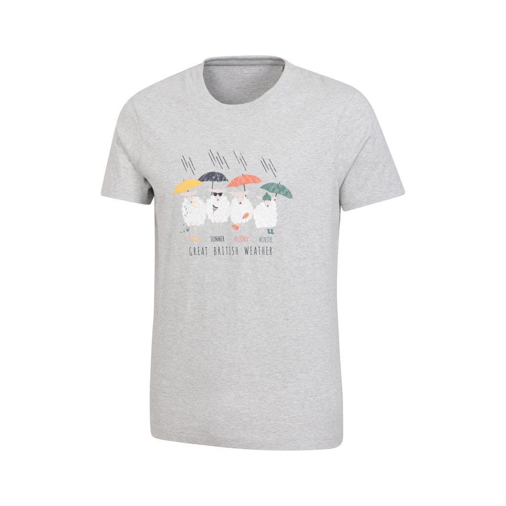 Mountain Warehouse Herren Great British Weather T-Shirt