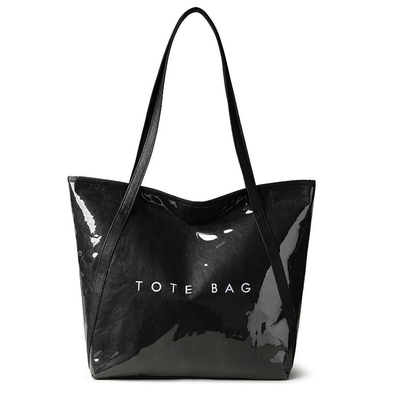 Modna retro casualowa torba damska z literami nowa duża pojemność modna prosta torebka torebka tote