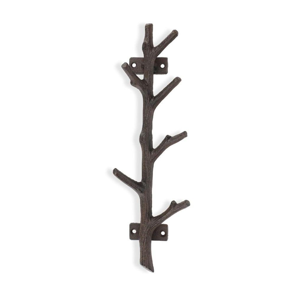 Heavy Duty Cast Iron Hook Cast Iron Coat Hanger Rustic Branch Hook  Home Decor