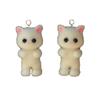 3D Three,dimensional Resin Flocked Cute Pet Pendant