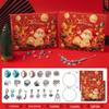 Christmas Jewelry Advent Calendar: 24 Compartments of Necklace, Bracelet & Stud Earrings Gift Box
