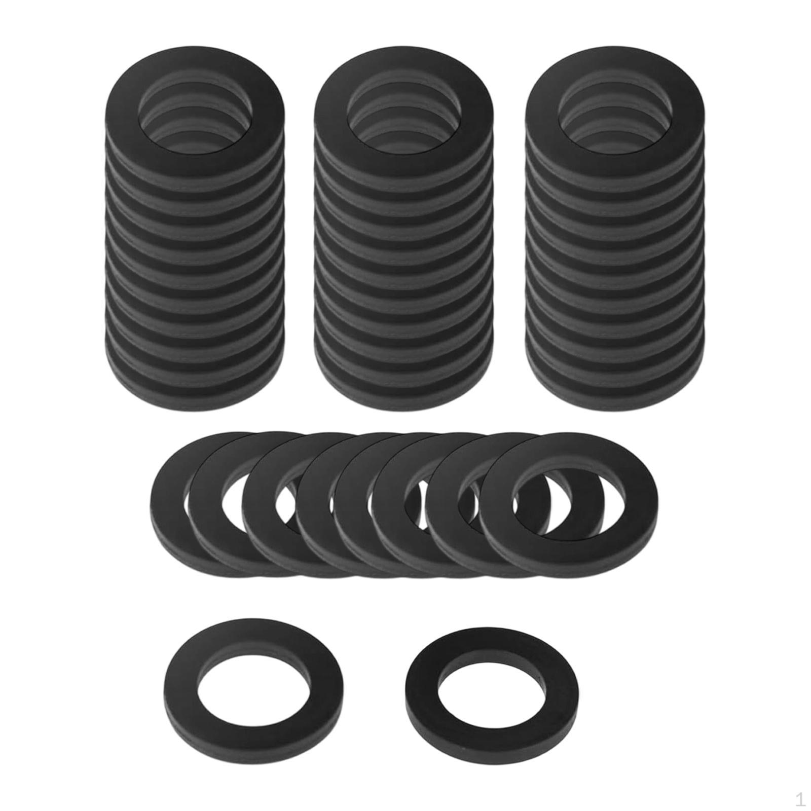 

40Pcs Garden Hose Washers Sealing Gaskets Fittings, Durability, Easy to Install Silicone Accessories