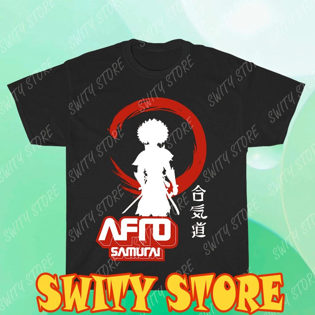 Men s and Women s T-shirts Afro Samurai Anime Cartoon XXL