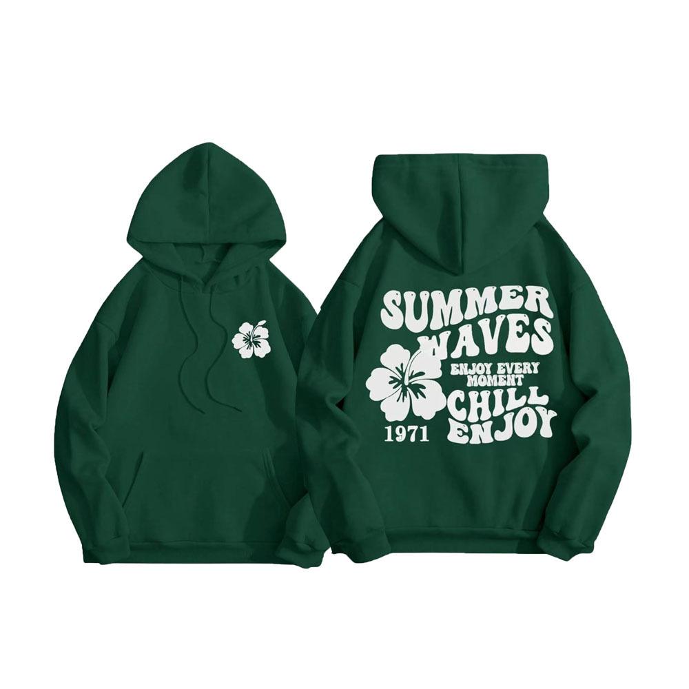 American new cross-border Amazon independent station hooded sweater women's print pullover hoodie sweater long sleeve outer wear