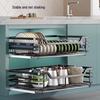 Kitchen Cabinet Dish Storage Rack