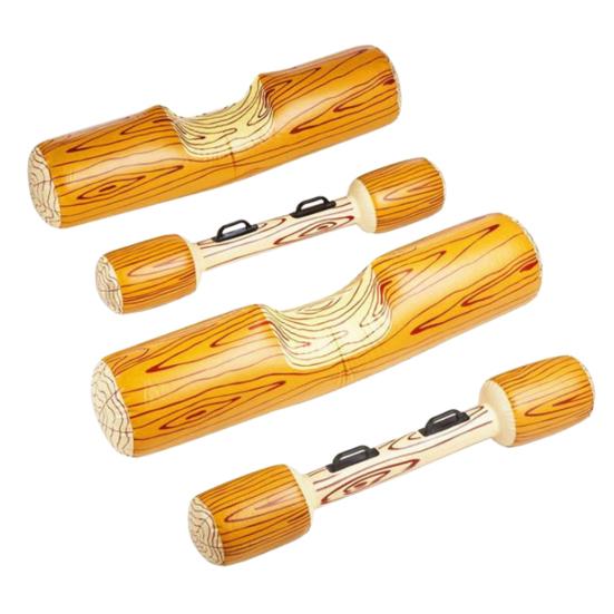 4 Pcs Floating Row Flexible Inflatable PVC Swimming Playing Floating Bar for Pool