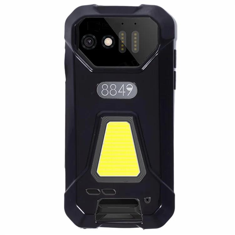 

For Unihertz Tank Mini TPU Case Shockproof Phone Cover Camera Lens Protection - Black