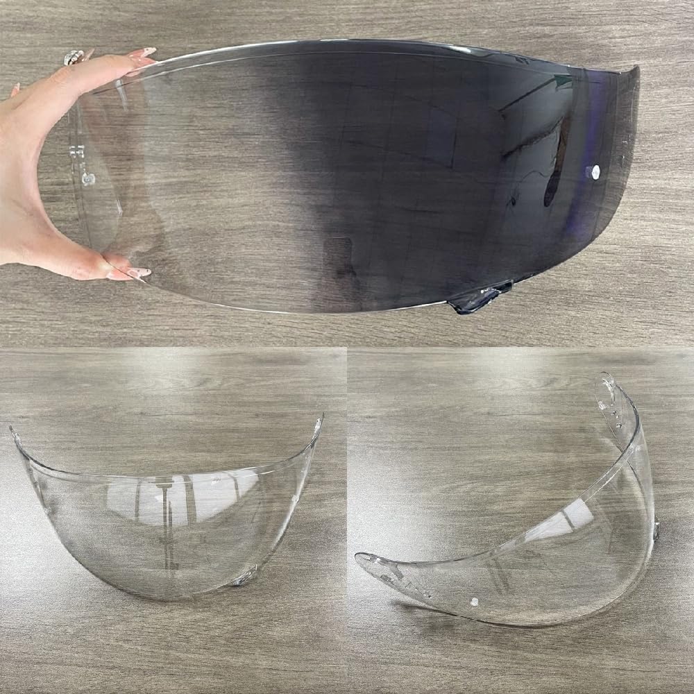 Photochromic Helmet Visor Shield for SHOEI GT-Air 1,GT-Air 2,Opticson,Neotec1 Helmet,UV Protection Helemt Face shield (GT Clear)