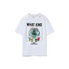 Li Ning Sports Basketball Series Bedrucktes Rundhals Kurzarm T-Shirt Herren Tops Weiß AHSR467-3