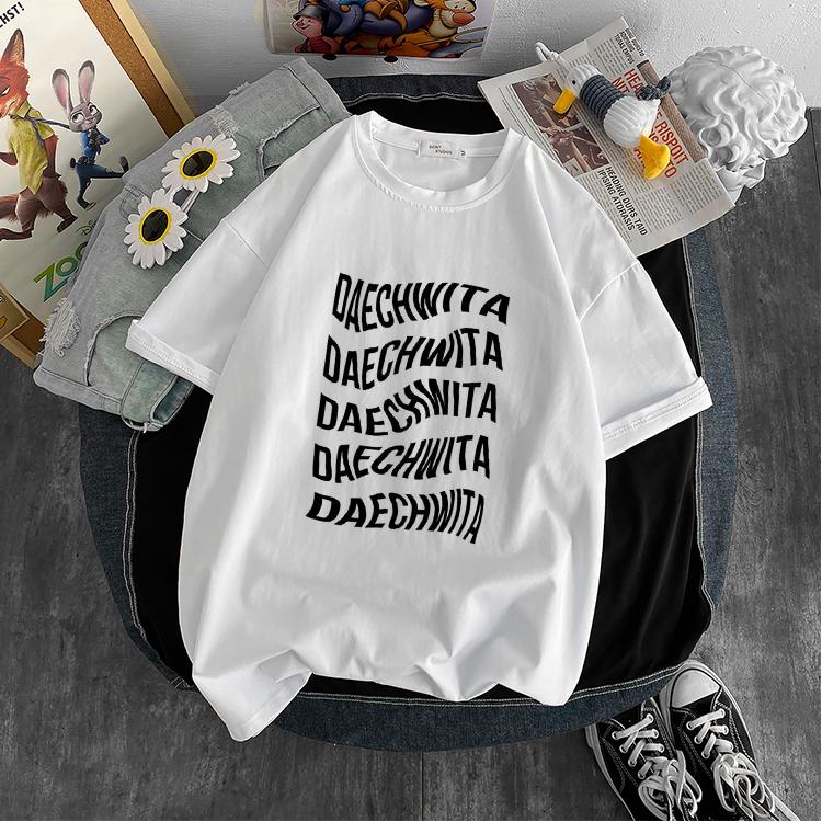 New Korean Version of KPOP Agust D Printed Tshirt D2 Album Women Tshirt Yoongi Shirt Teen Clothes Streetwear Crew Neck Tees